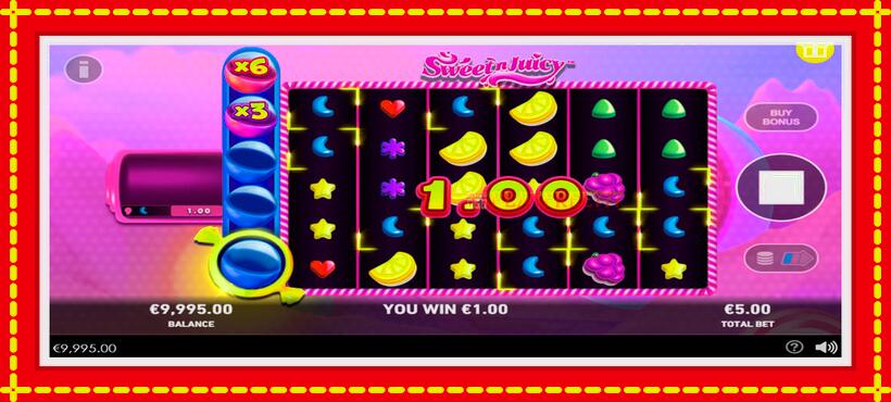 Slot machine Sweet N Juicy with access to free game online, picture 2