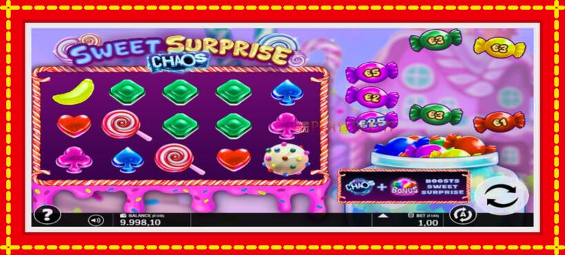 Slot machine Sweet Surprise Chaos with access to free game online, picture 1