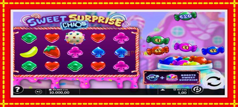 Slot machine Sweet Surprise Chaos with access to free game online, picture 4