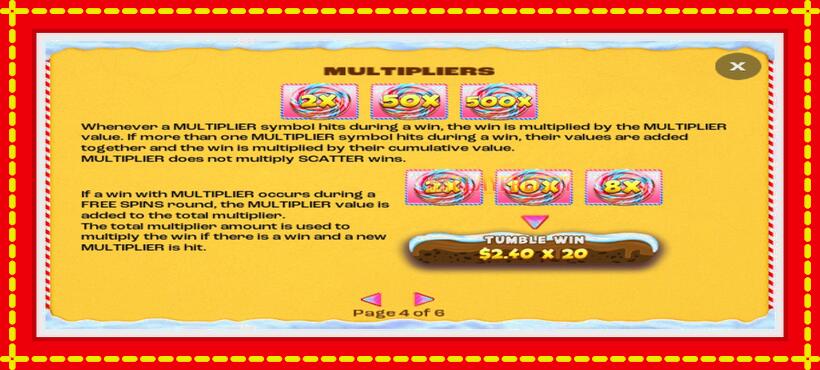 Slot machine Sweet Treasures with access to free game online, picture 5