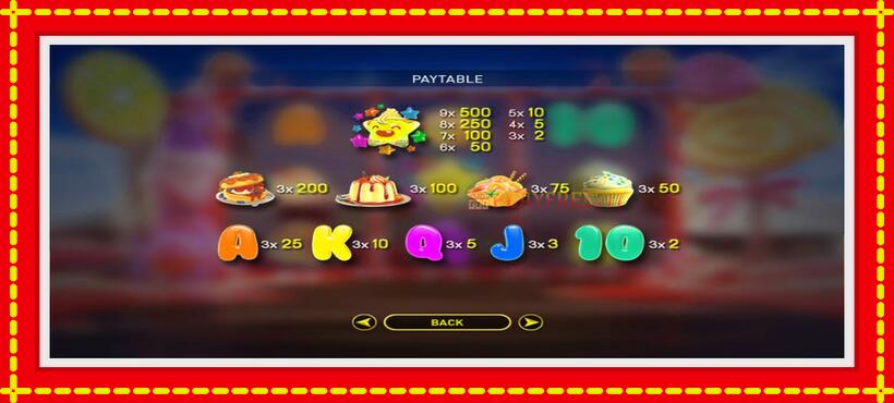 Slot machine Sweet Treats with access to free game online, picture 5