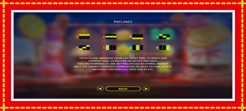 Slot machine Sweet Treats with access to free game online, picture 6