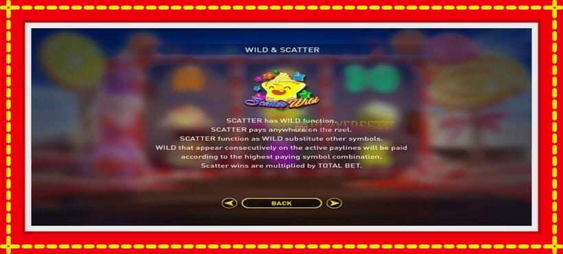 Slot machine Sweet Treats with access to free game online, picture 7