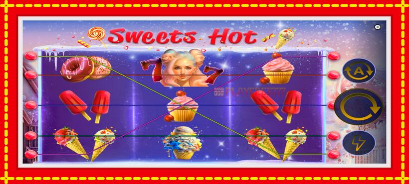 Slot machine Sweets Hot with access to free game online, picture 2