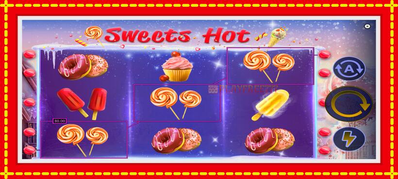 Slot machine Sweets Hot with access to free game online, picture 3