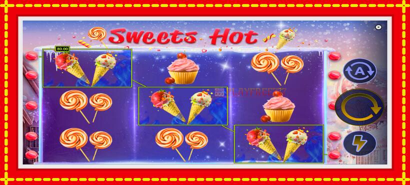 Slot machine Sweets Hot with access to free game online, picture 4