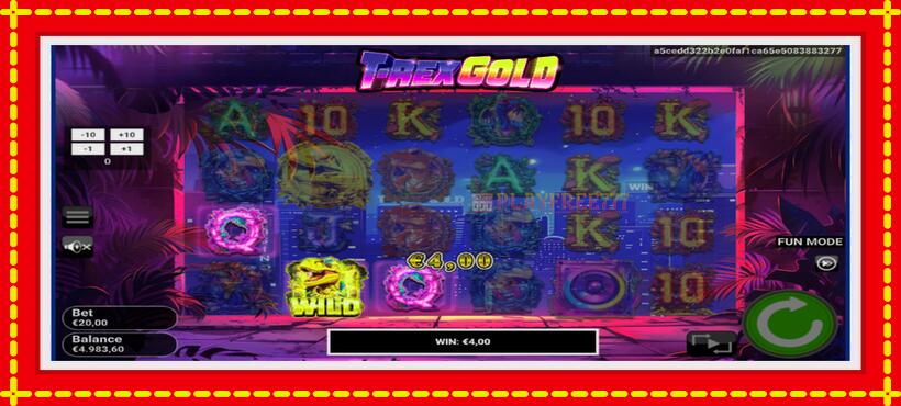 Slot machine T-Rex Gold with access to free game online, picture 4