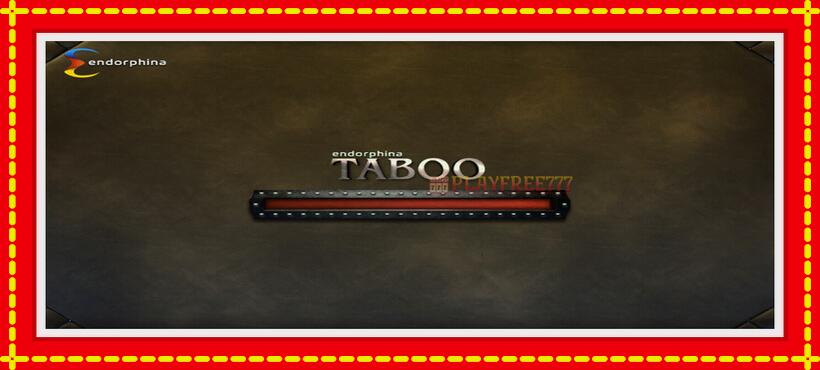 Slot machine Taboo with access to free game online, picture 1