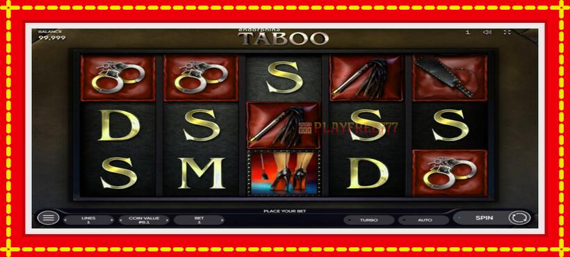 Slot machine Taboo with access to free game online, picture 2