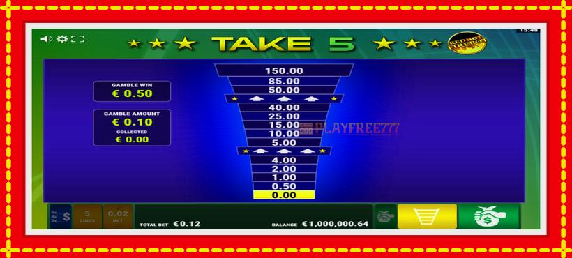 Slot machine Take 5 Red Hot Firepot with access to free game online, picture 4