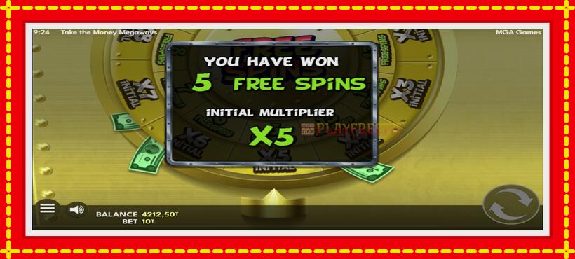 Slot machine Take the Money Megaways with access to free game online, picture 4