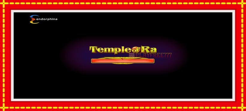 Slot machine Temple of Ra with access to free game online, picture 1