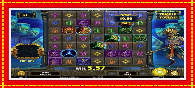 Slot machine Temple of Tollan with access to free game online, picture 3