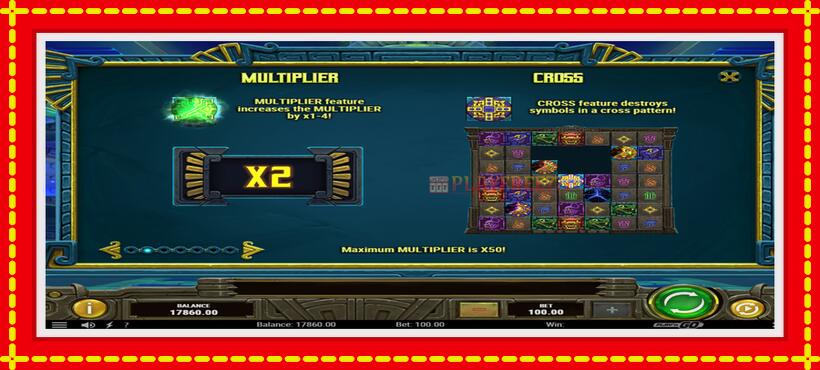 Slot machine Temple of Tollan with access to free game online, picture 4