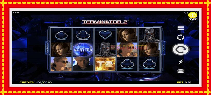 Slot machine Terminator 2 with access to free game online, picture 1