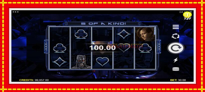 Slot machine Terminator 2 with access to free game online, picture 2