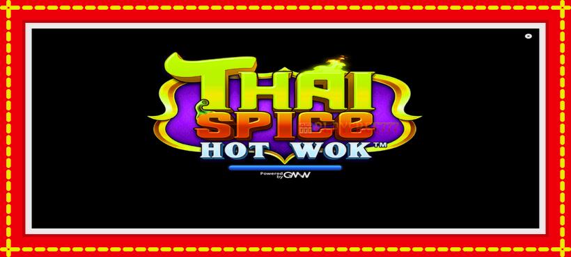 Slot machine Thai Spice - Hot Wok with access to free game online, picture 1