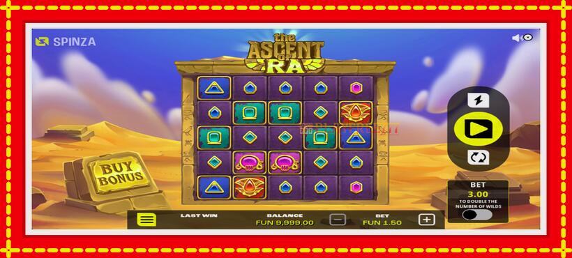 Slot machine The Ascent of Ra with access to free game online, picture 2