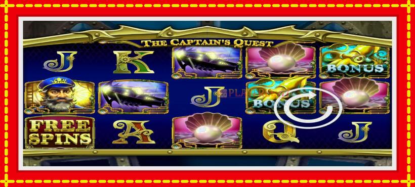 Slot machine The Captains Quest with access to free game online, picture 1