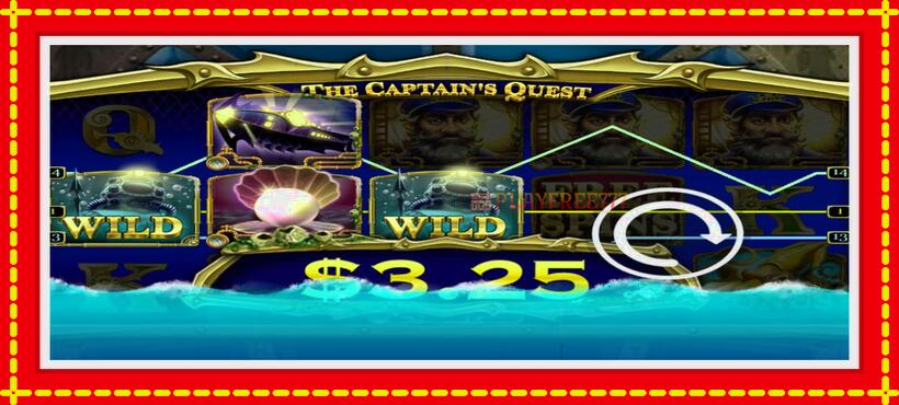 Slot machine The Captains Quest with access to free game online, picture 2