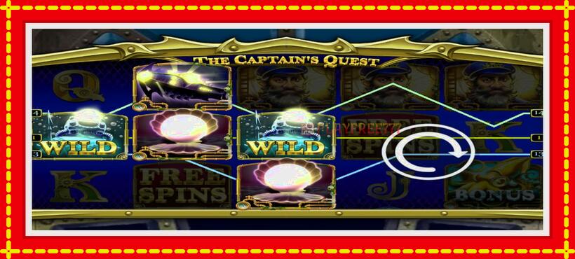 Slot machine The Captains Quest with access to free game online, picture 3