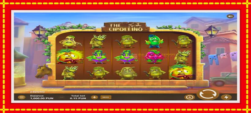 Slot machine The Cipollino with access to free game online, picture 2