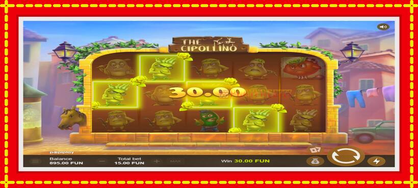 Slot machine The Cipollino with access to free game online, picture 3