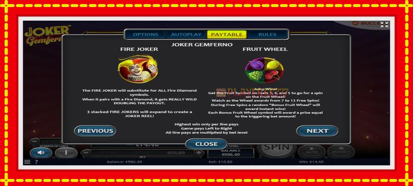 Slot machine The Dark Joker Rizes with access to free game online, picture 5