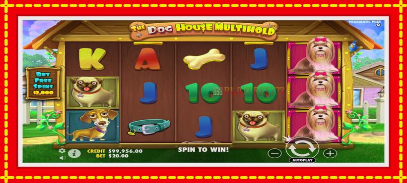 Slot machine The Dog House Multihold with access to free game online, picture 1