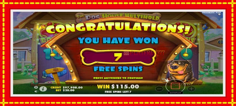 Slot machine The Dog House Multihold with access to free game online, picture 4