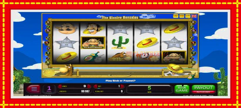 Slot machine The Elusive Gonzales with access to free game online, picture 2