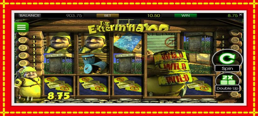 Slot machine The Exterminator with access to free game online, picture 3