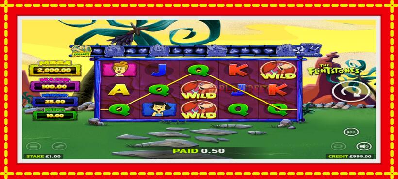 Slot machine The Flintstones with access to free game online, picture 3