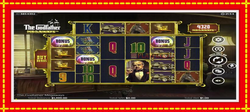 Slot machine The Godfather Megaways with access to free game online, picture 2