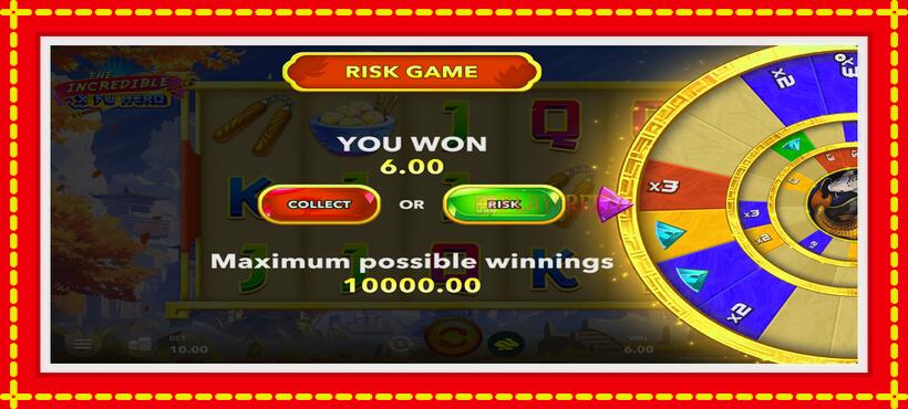 Slot machine The Incredible X Fu Hero with access to free game online, picture 4