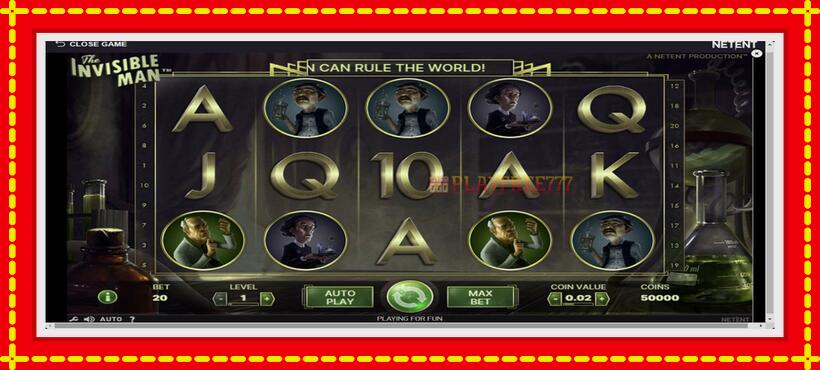 Slot machine The Invisible Man with access to free game online, picture 2