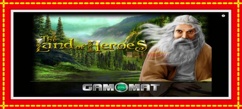 Slot machine The Land of Heroes with access to free game online, picture 1