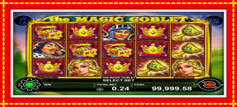 Slot machine The Magic Goblet with access to free game online, picture 1