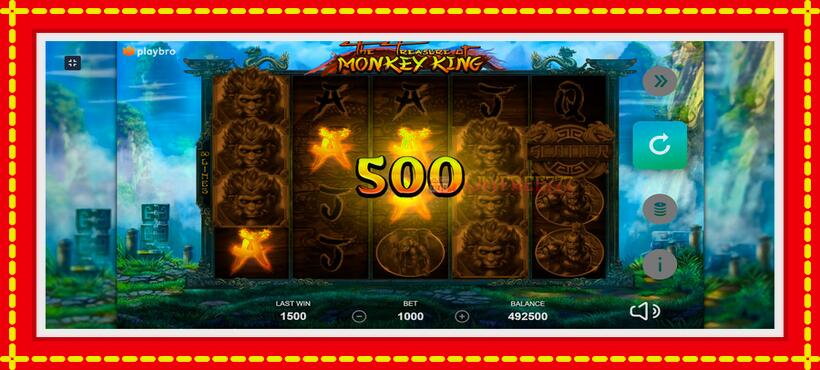 Slot machine The Monkey King with access to free game online, picture 3