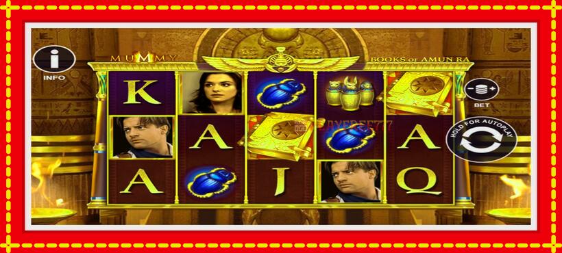 Slot machine The Mummy Books of Amun Ra with access to free game online, picture 1