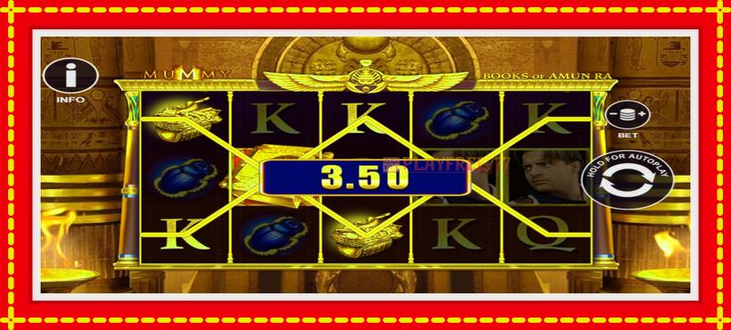 Slot machine The Mummy Books of Amun Ra with access to free game online, picture 2