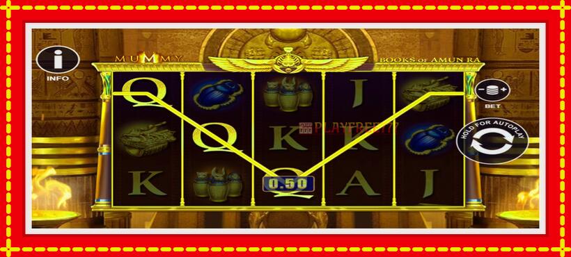 Slot machine The Mummy Books of Amun Ra with access to free game online, picture 3