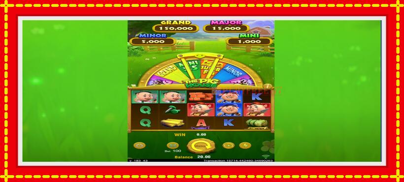 Slot machine The Pig House with access to free game online, picture 4