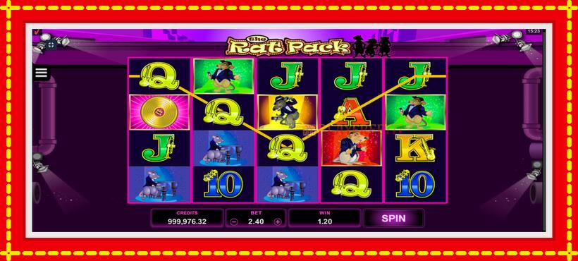 Slot machine The Rat Pack with access to free game online, picture 4