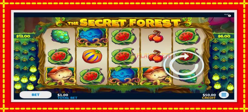 Slot machine The Secret Forest with access to free game online, picture 1