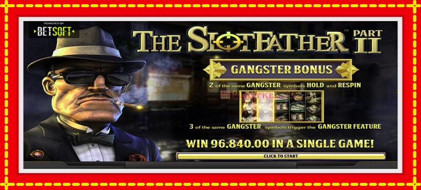 Slot machine The Slotfather 2 with access to free game online, picture 1