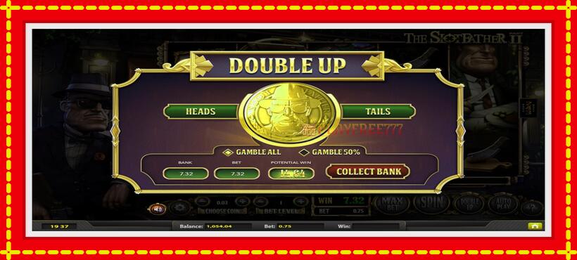 Slot machine The Slotfather 2 with access to free game online, picture 4