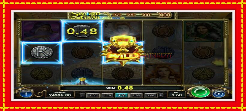 Slot machine The Sword & The Grail with access to free game online, picture 3