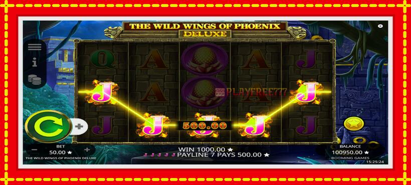 Slot machine The Wild Wings of Phoenix Deluxe with access to free game online, picture 4