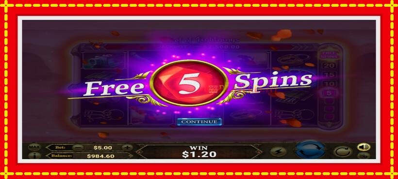 Slot machine Thief of Lightnings with access to free game online, picture 4